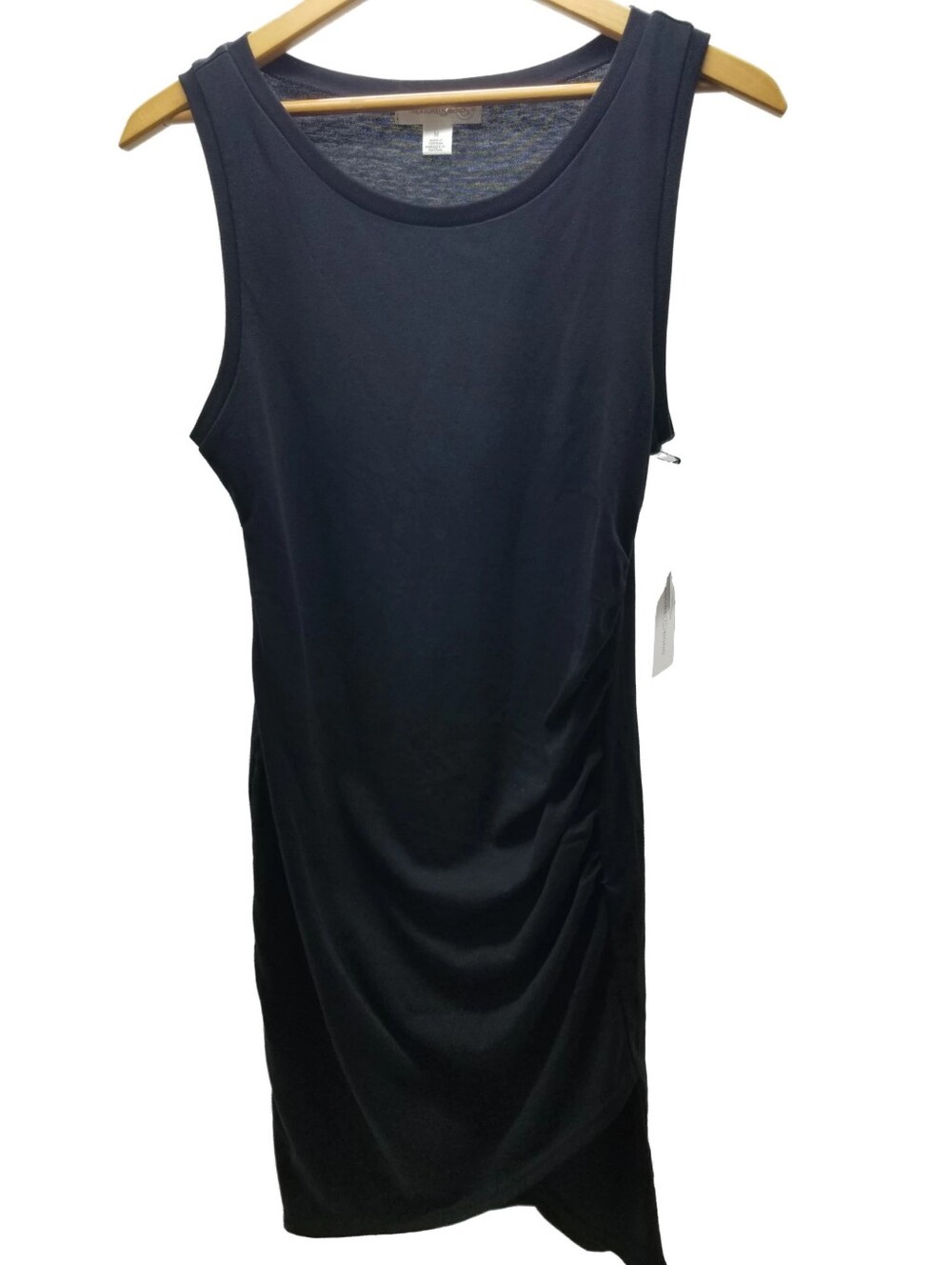 New Nordstrom Treasure & Bond Black Sleeveless Midi Knit Dress Size Medium